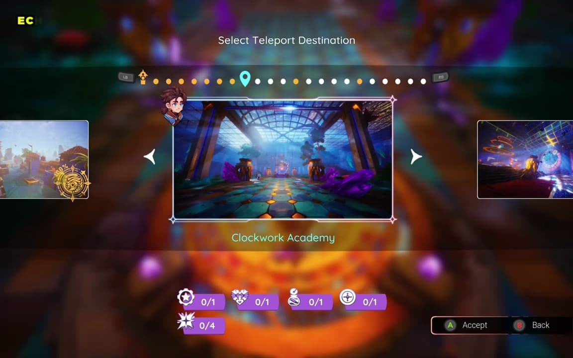 Clockwork Academy: Echo #1–2 location screenshot