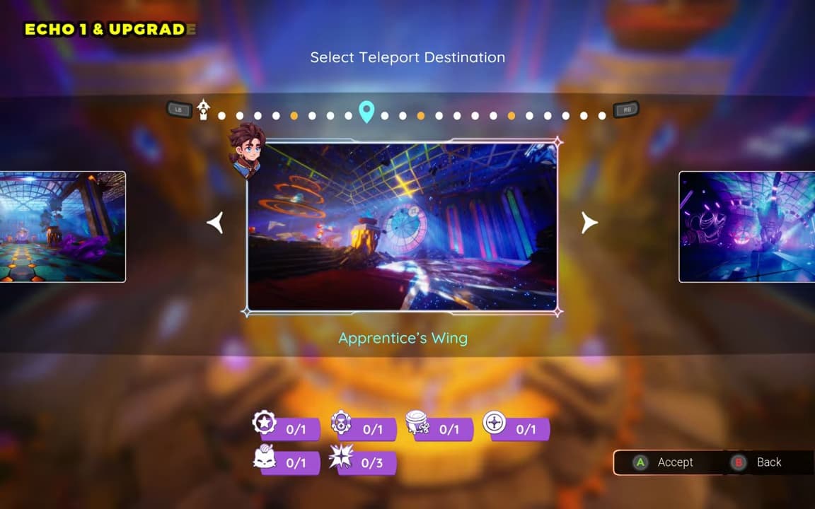 Clockwork Academy: Apprentice's Wing Echo #1 Upgrade Gear location screenshot