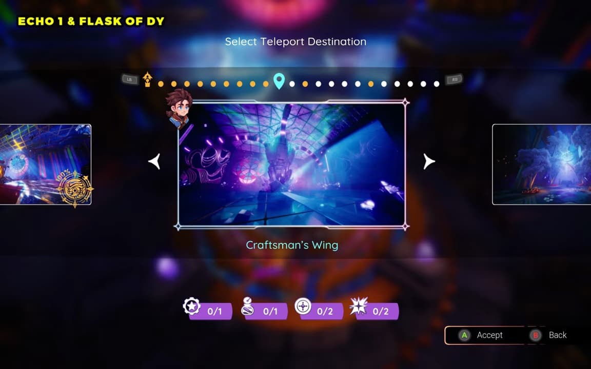 Clockwork Academy: Craftsman's Wing Echo #1 Flask Of Dye location screenshot