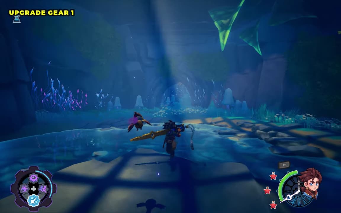 Ezarus Forest: Upgrade Gear #1 location screenshot