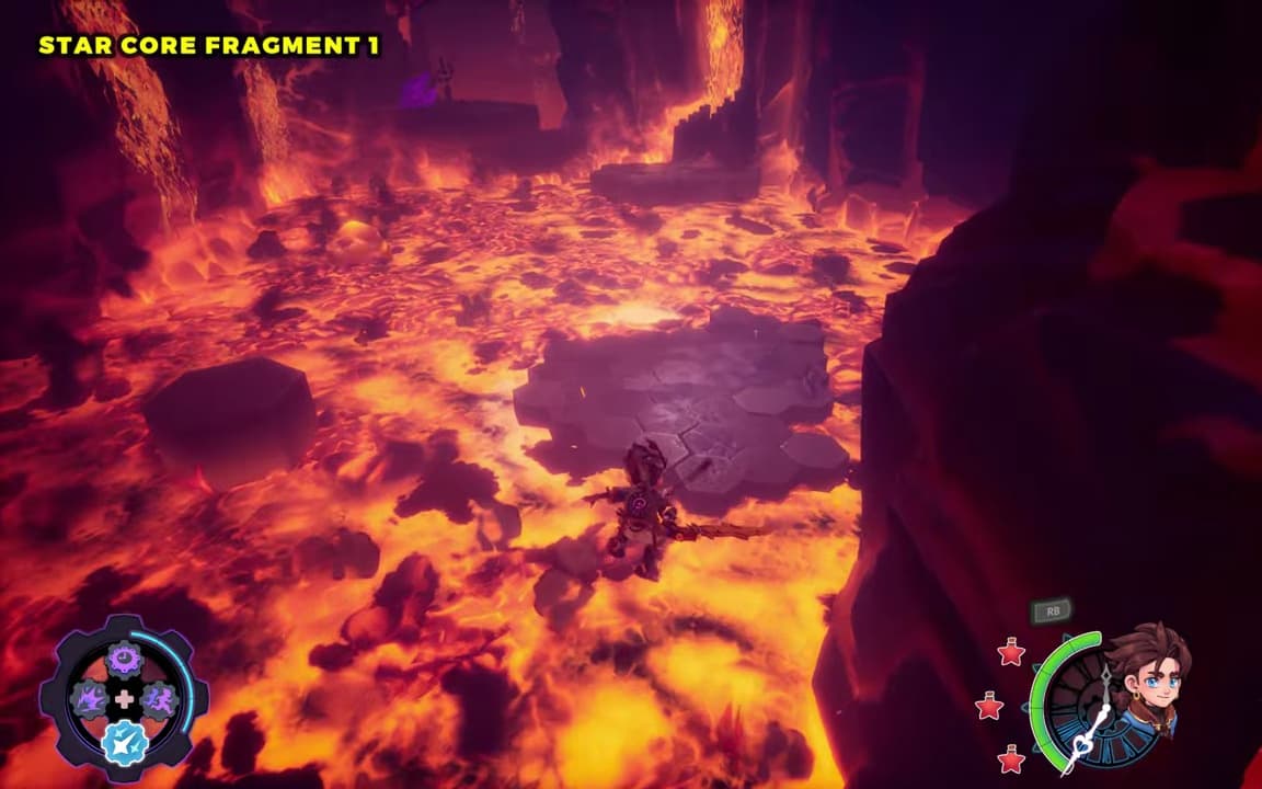 Mount Cinder: Star Core Fragment #1 location screenshot