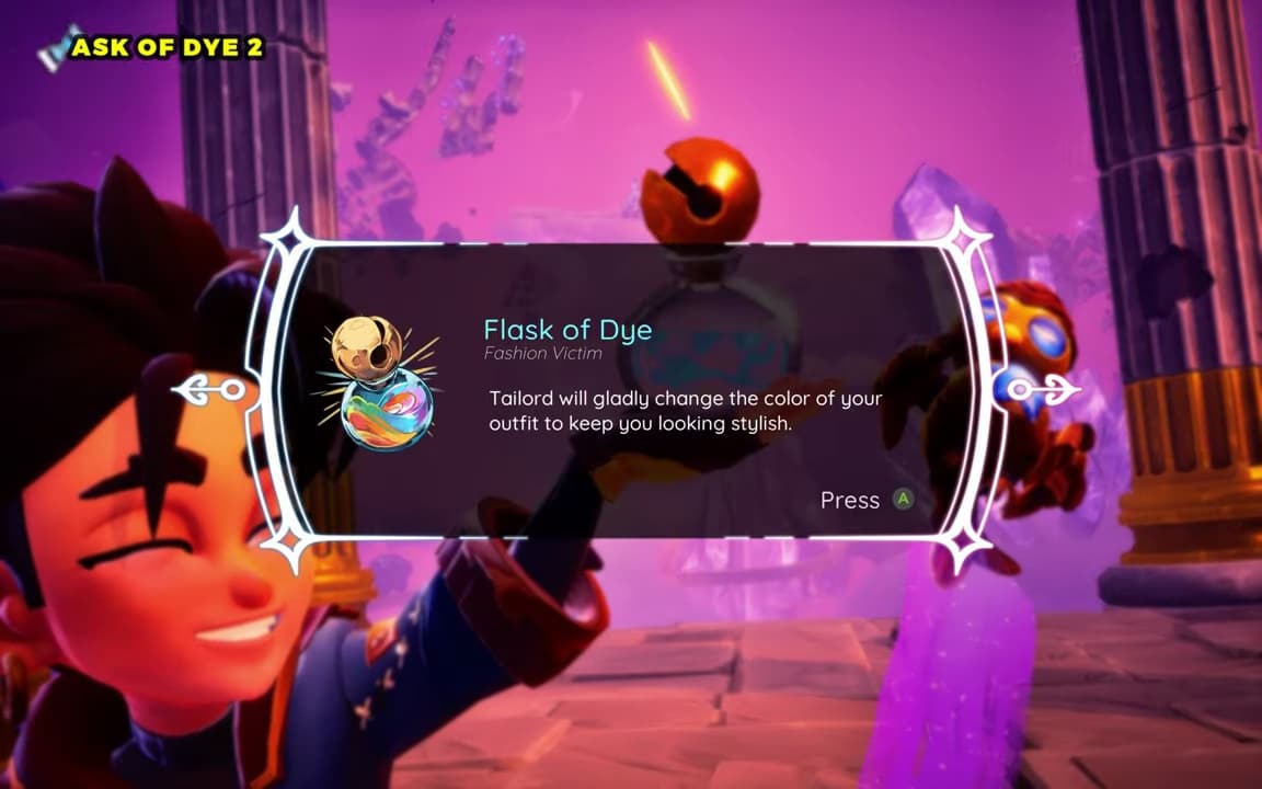 Royal Highroads: Flask Of Dye #2 location screenshot