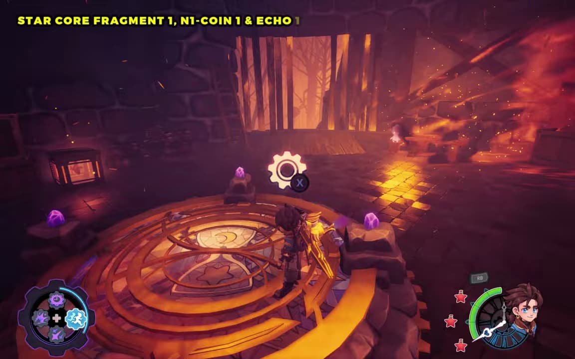 Scorched Grove: Star Core Fragment #1 N1-C0in #1 Echo #1 location screenshot
